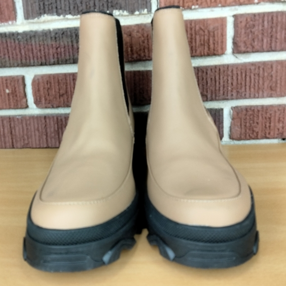 NWT Sorel Brex Waterproof Pull On Chelsea Boots in Tawny Buff Sz. 12 - Picture 4 of 11